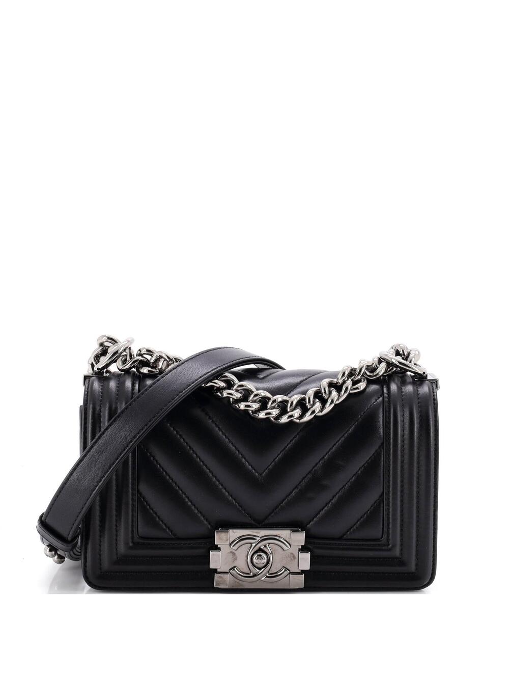 Chanel Boy Flap Bag Chevron Lambskin #336025C50B